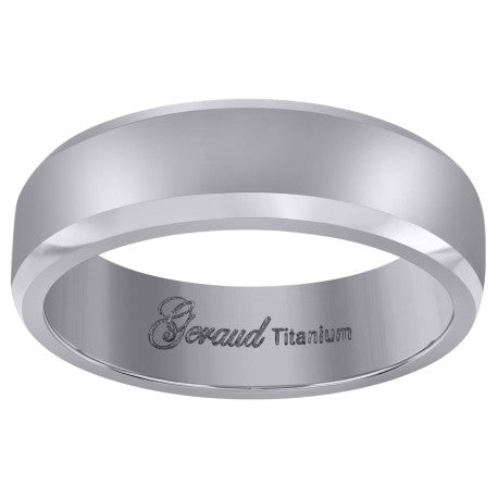 Titanium 6mm Ring