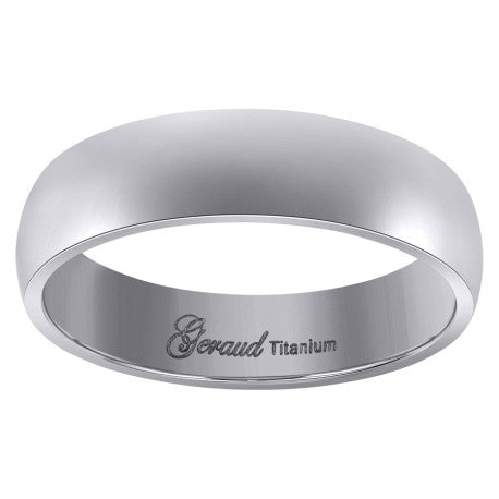 Titanium 6mm Ring