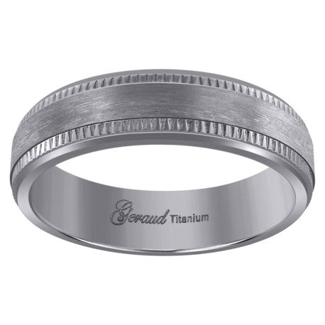 Titanium 6mm Ring
