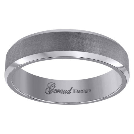 Titanium 6mm Ring