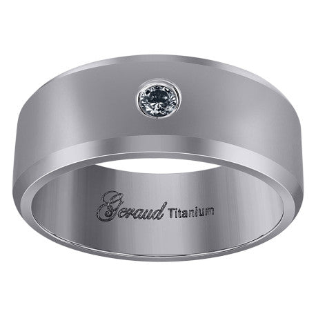 Titanium 8mm Ring