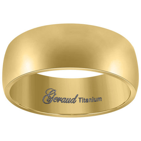 Titanium 8mm Ring