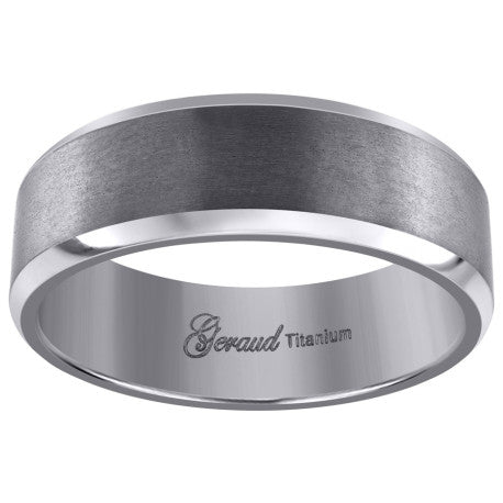 Titanium 8mm Ring