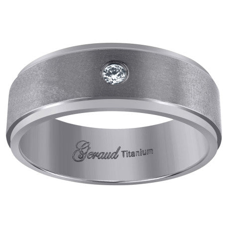 Titanium 8mm Ring
