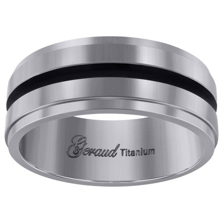 Titanium 8mm Ring